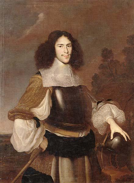 unknow artist Portrait of gisberto pio di savoia,Three-quarter length standing